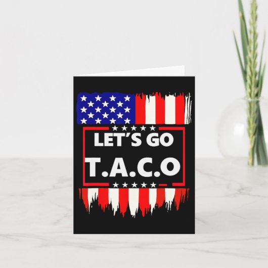 Laten we gaan Taco Telet's Go Taco Kaart (Voorkant)