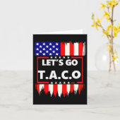 Laten we gaan Taco Telet's Go Taco Kaart (Gele Bloem)