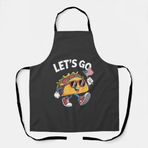 Laten we gaan TACO Trump 4 juli Taco Liefhebbers Schort