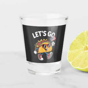 Laten we gaan TACO Trump  4 juli Taco Liefhebbers Shot Glas