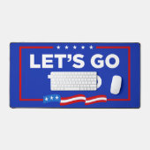 Laten we gaan Taco Trump altijd kippen uit grappig Bureaumat (Keyboard & Muis)