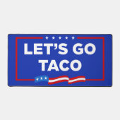 Laten we gaan Taco Trump altijd kippen uit grappig Bureaumat (Voorkant)