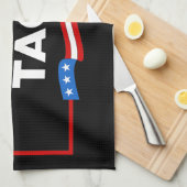 Laten we gaan Taco Trump altijd kippen uit grappig Theedoek (Quarter Fold)