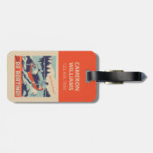 Laten we gaan varen bagagelabel (Achterkant horizontaal)