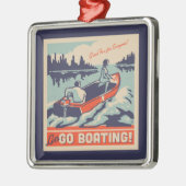 Laten we gaan varen metalen ornament (Links)