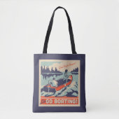 Laten we gaan varen tote bag (Voorkant)