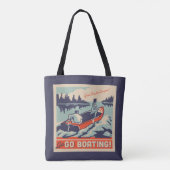 Laten we gaan varen tote bag (Achterkant)