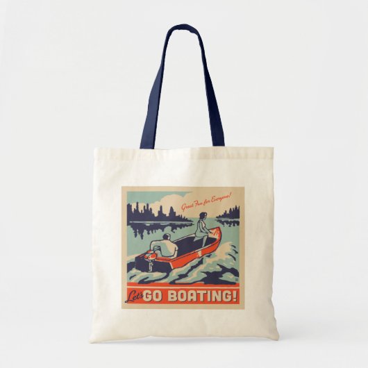 Laten we gaan varen tote bag (Voorkant)