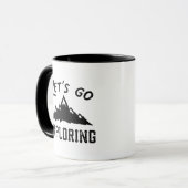 Laten we gaan verkennen mok (Voorkant links)