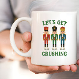 Laten we gaan verpletteren Notenkraker Kerstmis Koffiemok