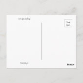 Laten we gaan vissen briefkaart (Achterkant)