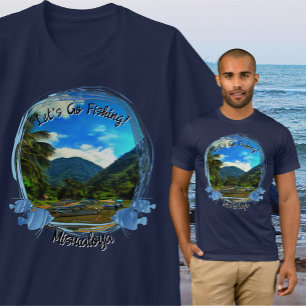 Laten we gaan vissen Mismaloya Rivier 0344 T-shirt