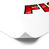 Laten we gaan vissen poster (Hoek)