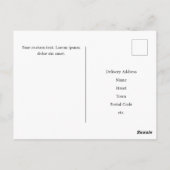 Laten we gaan vissen - schattige pinguïn cartoon k briefkaart (Achterkant)