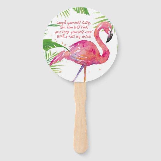 Laten we gaan vliegen handwaaier (Voorkant)