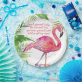 Laten we gaan vliegen papieren bordje (Feest)