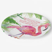 Laten we gaan vliegen papieren bordje (Gekanteld)