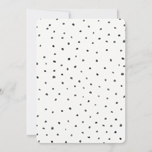 Laten we gaan vliegen | Uitnodiging tot Baby showe (Achterkant)