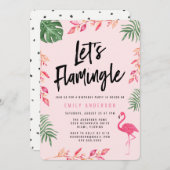 Laten we gaan vliegen | Uitnodiging van de partij  (Voorkant / Achterkant)