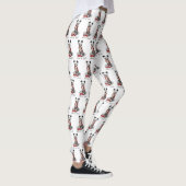 Laten we gaan! Wandel Chinese Crested hond (hl zw Leggings (Rechts)