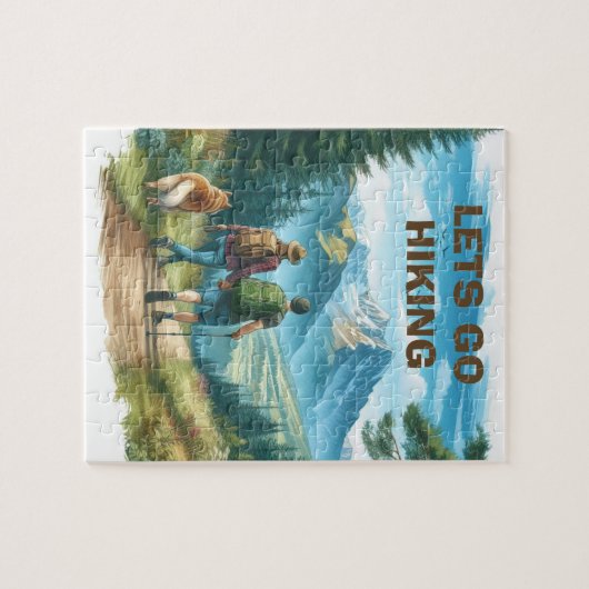 Laten we gaan wandelen legpuzzel (Horizontaal)