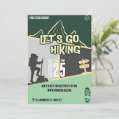 Laten we gaan wandelen met school college kaart (Staand voorkant)