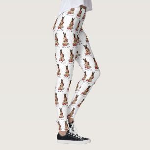 Laten we gaan! Wandelende Duitse Herdershond (zwar Leggings