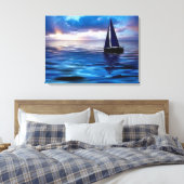 Laten we gaan winkelen canvas afdruk (Insitu (Slaapkamer))