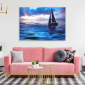 Laten we gaan winkelen canvas afdruk (Insitu (Woonkamer))