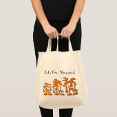 Laten we gaan winkeltas! tote bag (Voorkant (product))