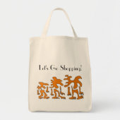 Laten we gaan winkeltas! tote bag (Voorkant)