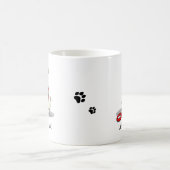 Laten we gaan! Yellow Lab Labrador Retriever Dog C Koffiemok (Center)