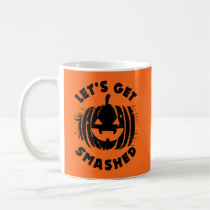 Laten we gaan zeuren Funny Drink Quote Halloween Koffiemok