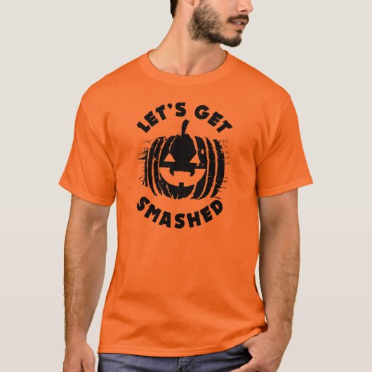 Laten we gaan zeuren | Funny Drink Quote Halloween T-shirt (Voorkant)