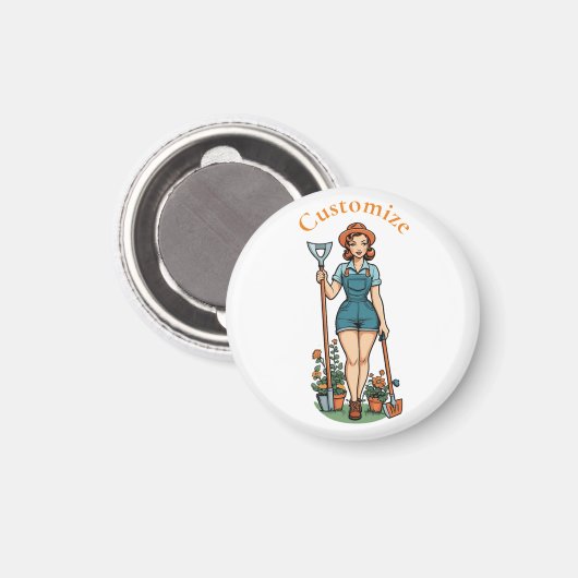 Laten we Garden Thunder_Cove Magneet (Voorkant / Achterkant)