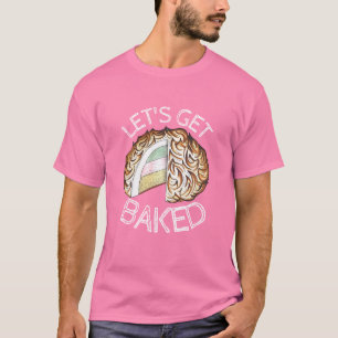 Laten we gebakken Alaska Ice Cream Funny Foodie T-shirt