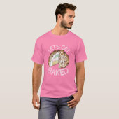 Laten we gebakken Alaska Ice Cream Funny Foodie T-shirt (Voorkant volledig)