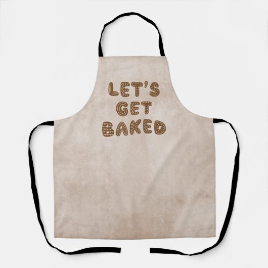 Laten we gebakken peperkoekjes halen schort (Voorkant)