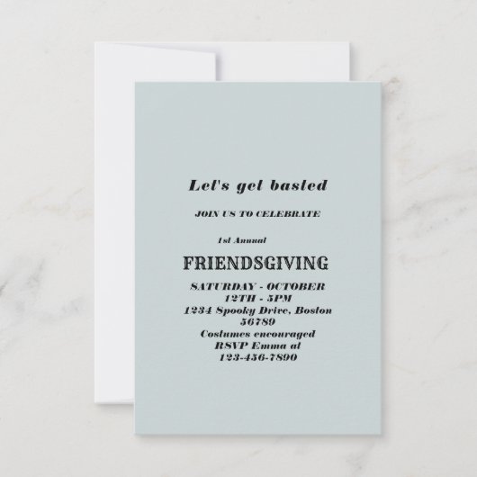 Laten we gebastd worden | Vrijwillige uitnodiging (Voorkant)