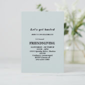 Laten we gebastd worden | Vrijwillige uitnodiging (Staand voorkant)