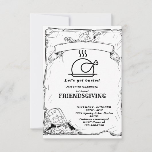 Laten we gebastd worden | Vrijwillige uitnodiging (Voorkant)