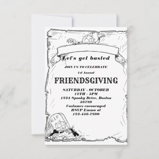 Laten we gebastd worden | Vrijwillige uitnodiging (Voorkant)