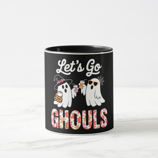 Laten we Geesten Gaan Grappig Halloween Mok (Midden)