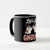 Laten we Geesten Gaan Grappig Halloween Mok (Voorkant links)