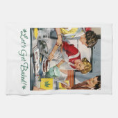 LATEN WE GEFACHTE grappige Pun KRIJGEN Theedoek (Horizontaal)