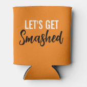 Laten we gekke grappige Halloween krijgen Blikjeskoeler (Voorkant)