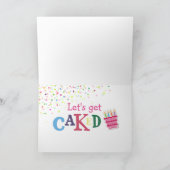 Laten we gekookt worden! (Verjaardag Kaart) Kaart (Binnen)