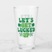 Laten we geluk hebben glas (Achterkant)