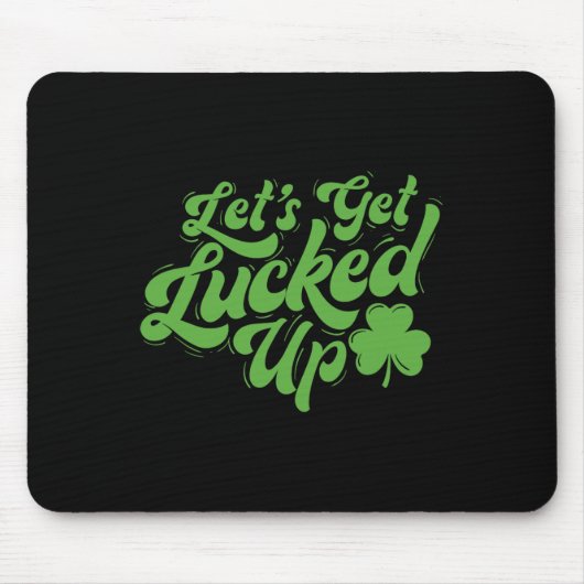 Laten we geluk hebben - Ierse erfgoed St. Patrick' Muismat (Voorkant)