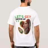 Laten we geluk hebben - Ierse tradities T-shirt (Achterkant)